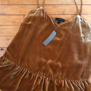 J. Crew Velvet Tank Brand New with Tags